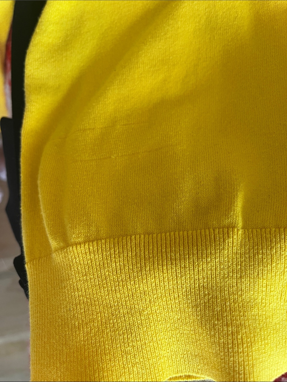 Cable & Gauge Bright Yellow Button-Front Cardigan - Picture 5 of 5